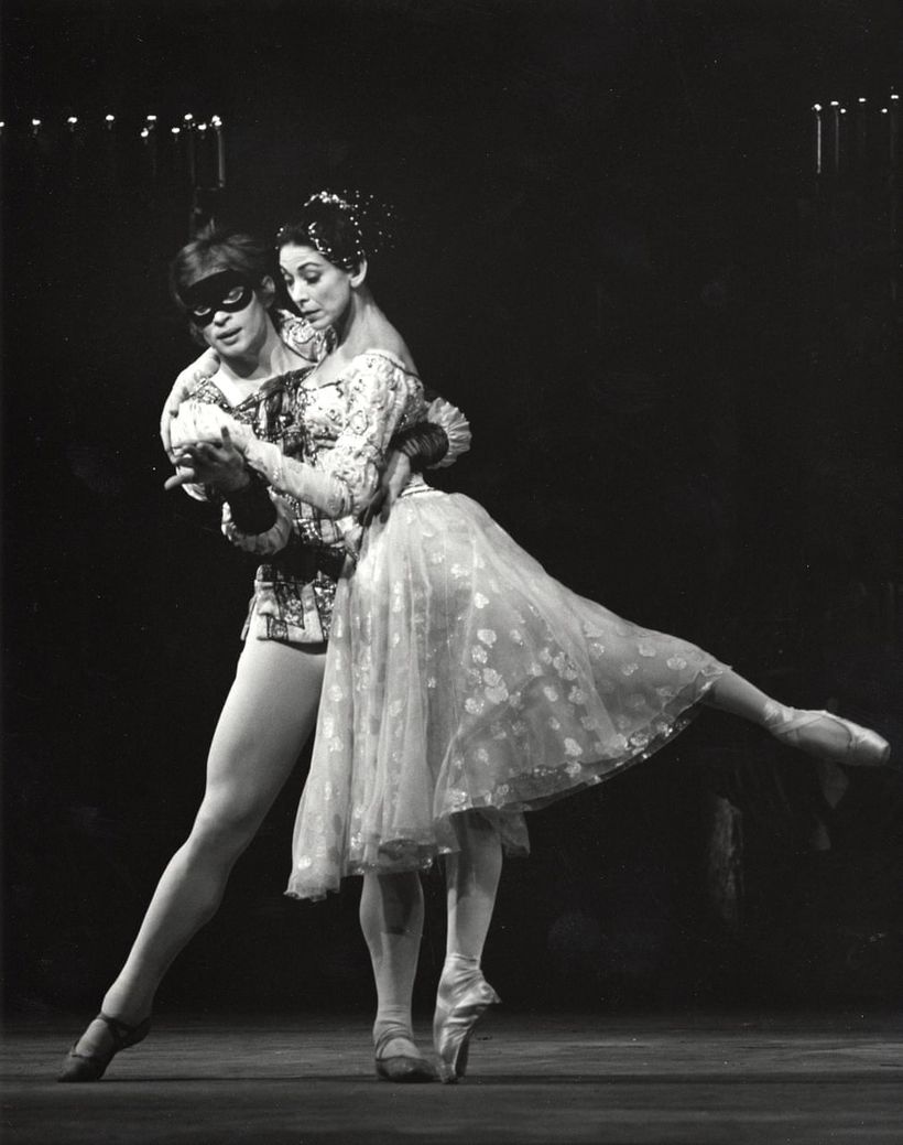 Romeo a Julie (M. Fonteyn, R. Nurejev). Foto: Frederika Davis.